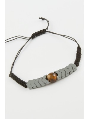 6 mm Hematit Doğal Taş Bileklik