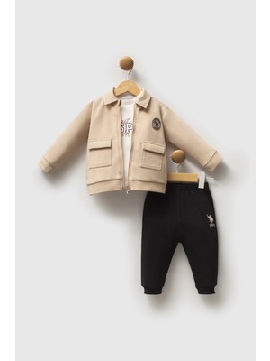 U.s. Polo Assn 3'lü Takım USB2549 Bej