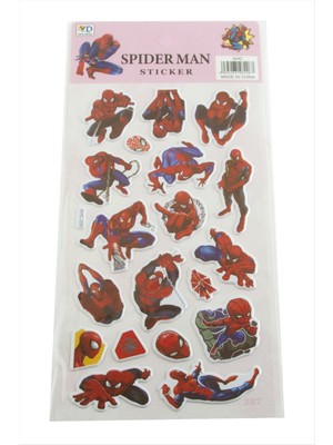 Örümcek Adam Kabartmalı Sticker