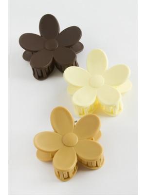 Düz Renkli Mandal Toka 6 cm