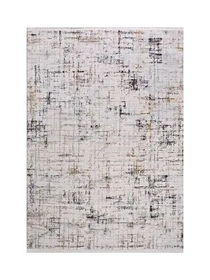 Aren Halı Calitri Modern Gri Polyester Kaydırmaz Taban Makine Halısı