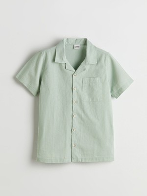 Lc Waikiki Yeni Sezon Keten Karışımlı Erkek Çocuk Gömlek