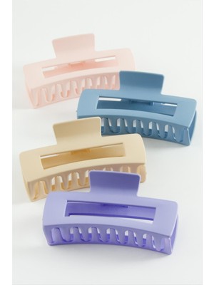 Dikdörtgen Renkli Mandal Toka 12 cm