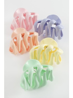 Tırmık Renkli Mandal Toka 8 cm