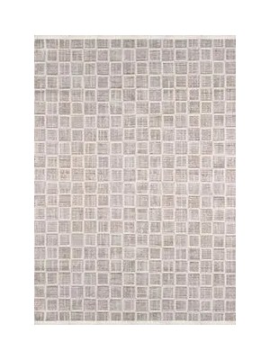 Gorno Geometrik Krem Polyester Makine Halısı