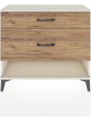 Arges Şifonyer 2 Çekmeceli 88X30X80 Aytaşı-Çam
