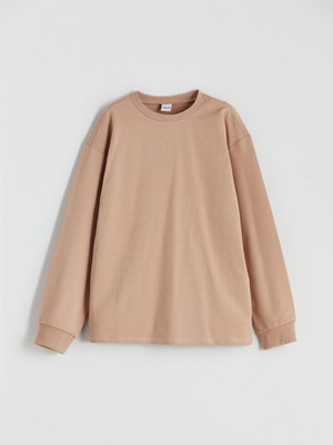 Lc Waikiki Yeni Sezon Bisiklet Yaka Basic Uzun Kollu Kız Çocuk Sweatshirt