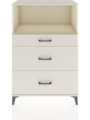 Hyperion Dolap Tek Raflı 3 Çekmeceli 88X44X134 Aytaşı-Aytaşı
