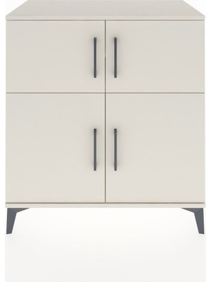 Hyperion Şifonyer 2 Raflı 4 Kapaklı 88X44X96 Aytaşı-Aytaşı