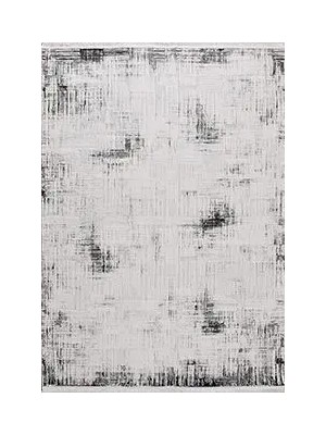 Aren Halı Capua Modern Gri Polyester Kaydırmaz Taban Makine Halısı