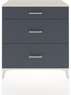 Hyperion Şifonyer 3 Çekmeceli 88X44X96 Aytaşı-Antrasit