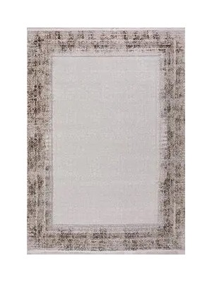 Aren Halı Porredo Çerçeveli Krem Akrilik ve Polyester Makine Halısı