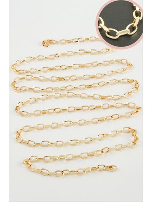 4 mm Oval Zincir 1 Metre