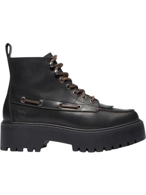 TB0A27YZW021 Timberland Stone Street Mıd Lace Up Boot Kadın Bot ve &amp;ccedil;izme Siyah