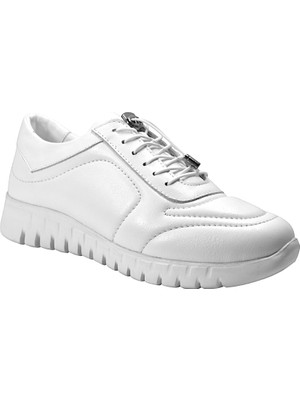 Beety 1185-K Hakiki Soft Deri Lastikli Ortopedik Casual Kadın Ayakkabı