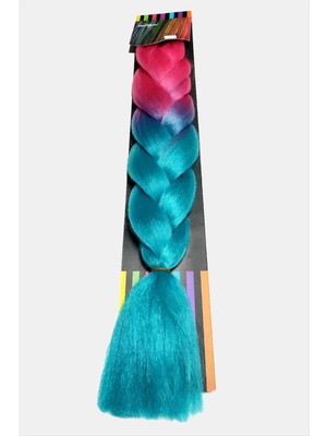 Renkli Örgülü Saç