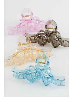 Fiyong Şeffaf Renkli Mandal Toka 12 cm