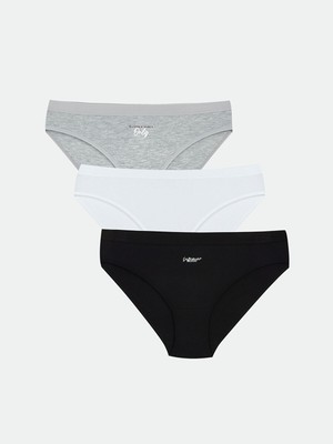 Lc Waikiki Yeni Sezon Baskılı Bikini Külot 3'lü