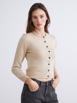 Lc Waikiki Yeni Sezon Bisiklet Yaka Kadın Triko Hırka