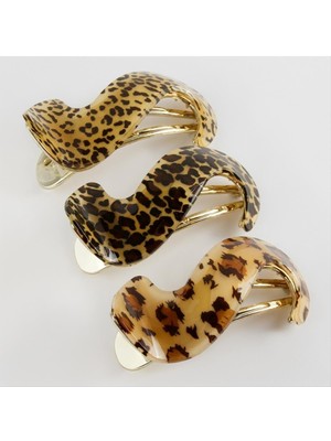 Leopar Desenli Mandal Toka 1 Adet