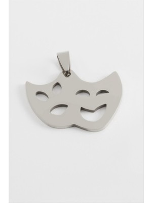 Hayalet Çelik Kolye Ucu 3 cm