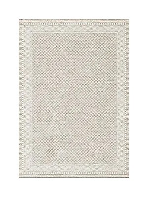 Aren Halı Serina Çerçeveli Krem Polyester Makine Halısı