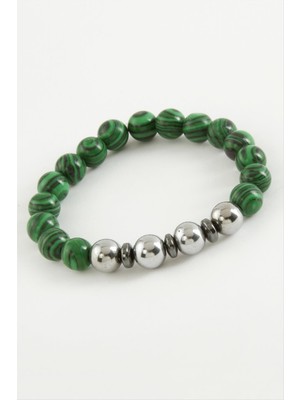 Malahit Hematit Doğaltaş Bileklik