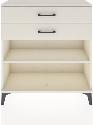 Arges Şifonyer Tek Raflı 2 Çekmeceli 88X30X96 Aytaşı-Aytaşı