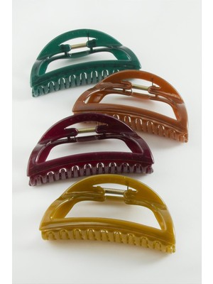 Oval Renkli Mandal Toka 12 cm