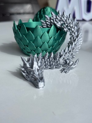 Morpiko Ejderha Yumurta Seti -  Hareketli Organik 3D Figür Oyuncak - Dekoratif Koleksiyon Ürünü