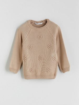 Lc Waikiki Yeni Sezon Bisiklet Yaka Kız Çocuk Triko Kazak