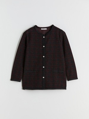 Lc Waikiki Yeni Sezon Bisiklet Yaka Desenli Kadın Hırka