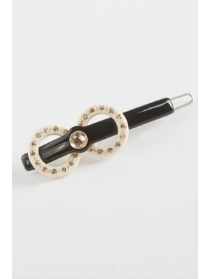 Halka Taşlı Klipsli Toka