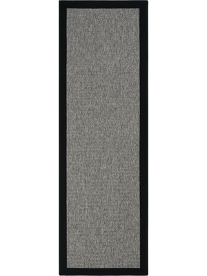 Gri Uzun Antre Hol Koridor Halısı, Hasır Dokulu Sisal Yolluk, Şık ve Dayanıklı Tasarım