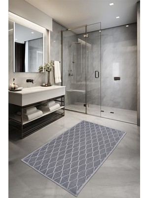 Gri Yolluk 80X150 Cm, %90 Pamuk, Yıkanabilir, Çok Amaçlı, Rahat ve Şık Tasarım