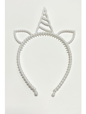 Unicn Kulaklı Plasik Çocuk Taç