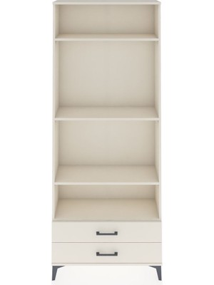 Arges Dolap 4 Raflı 2 Çekmeceli 88X30X221 Aytaşı-Aytaşı