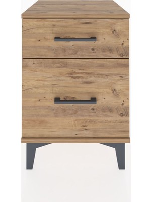 Hyperion Komodin 2 Çekmeceli 44X44X64 Çam-Çam
