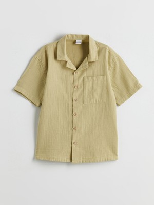 Lc Waikiki Yeni Sezon Basic Kısa Kollu Erkek Çocuk Gömlek