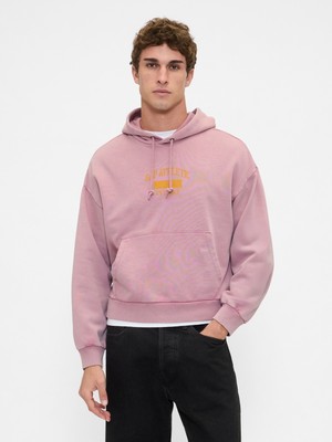 Gap Erkek Pembe Heavyweight Oversized Logo Sweatshirt