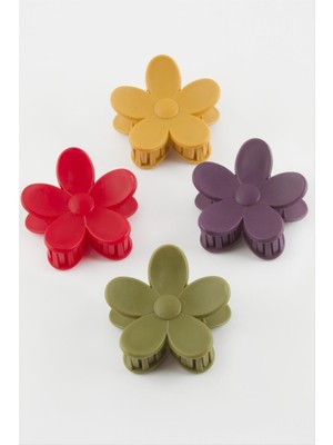 Papatya Şekilli Renkli Mandal Toka 6 cm