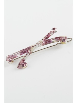 Çarpı Taşlı Klipsli Toka