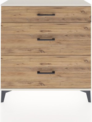 Arges Şifonyer 3 Çekmeceli 88X30X96 Aytaşı-Çam