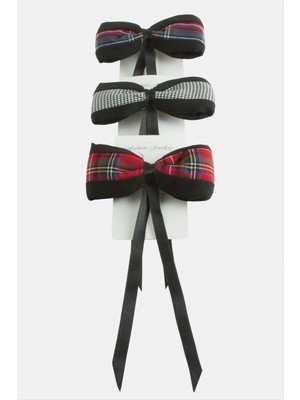 Ekose Desenli Otomatik Toka 15 cm