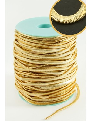 5 mm Sarı Renkli Italyan Zinciri 50 Metre