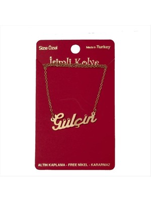 Gülçin Isimli Kolye (Kişiye Özel)