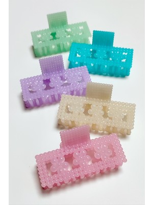 Dikdörtgen Renkli Mandal Toka 8 cm