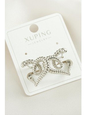 Xuping Kalp Lüks Çelik Küpe