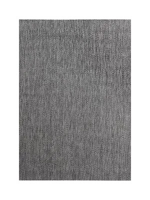 Aren Halı Lerici Modern Siyah Polyester ve Pamuk Sisal Makine Halısı