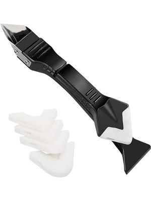 3 Ü 1 Arada Fayans Derz Silikon Kazıyıcı Sıyırıcı ve Uygulayıcı Aparat (5067)